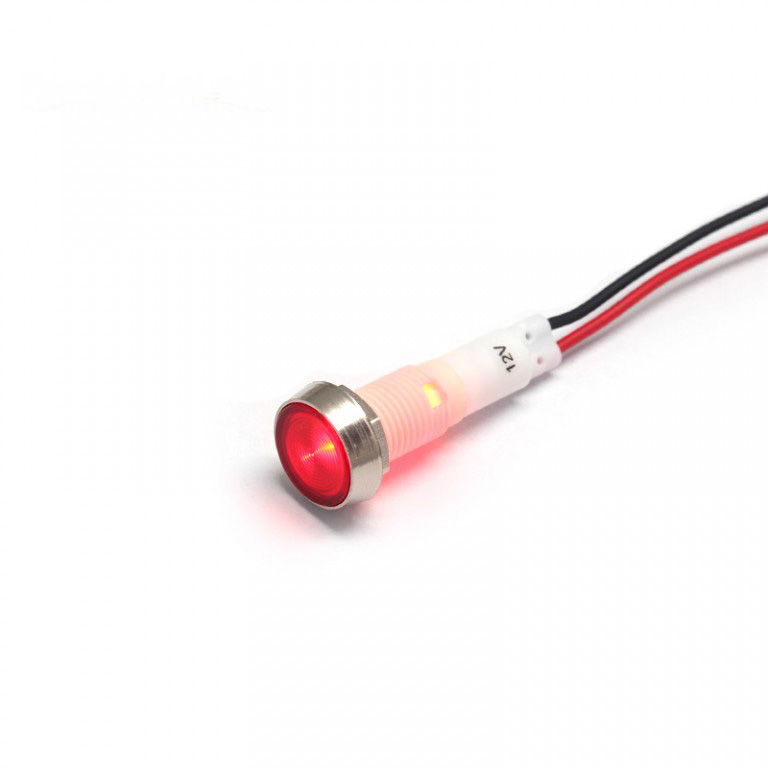 12v red led